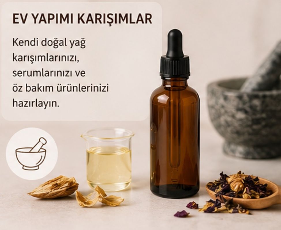 Damlalıklı Amber Cam Şişe