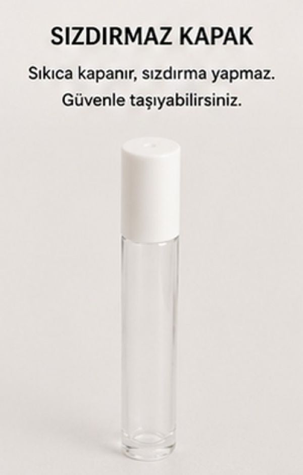 10 ml Roll-On Cam Şişeler