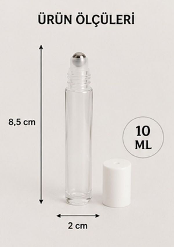 10 ml Roll-On Cam Şişeler