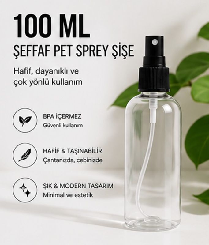 Şeffaf Plastik Şişeler