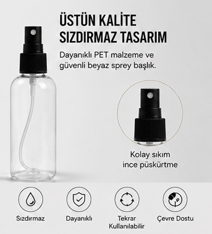 Şeffaf Plastik Şişeler