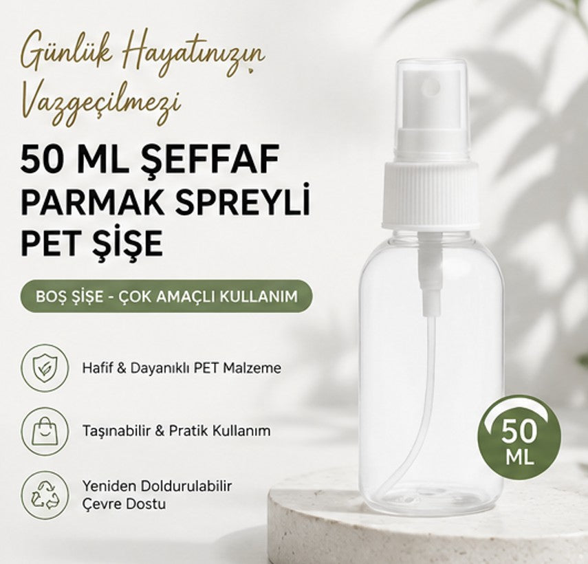 Şeffaf Plastik Şişeler