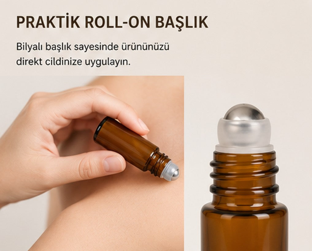 10 ml Roll-On Cam Şişeler