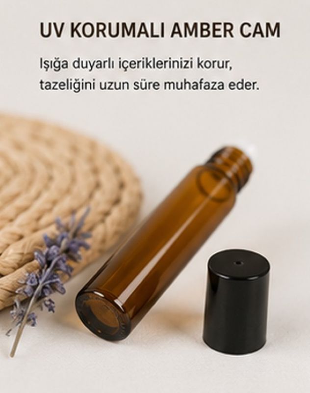 10 ml Roll-On Cam Şişeler