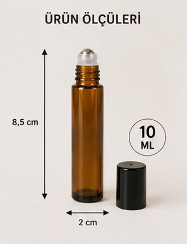 10 ml Roll-On Cam Şişeler